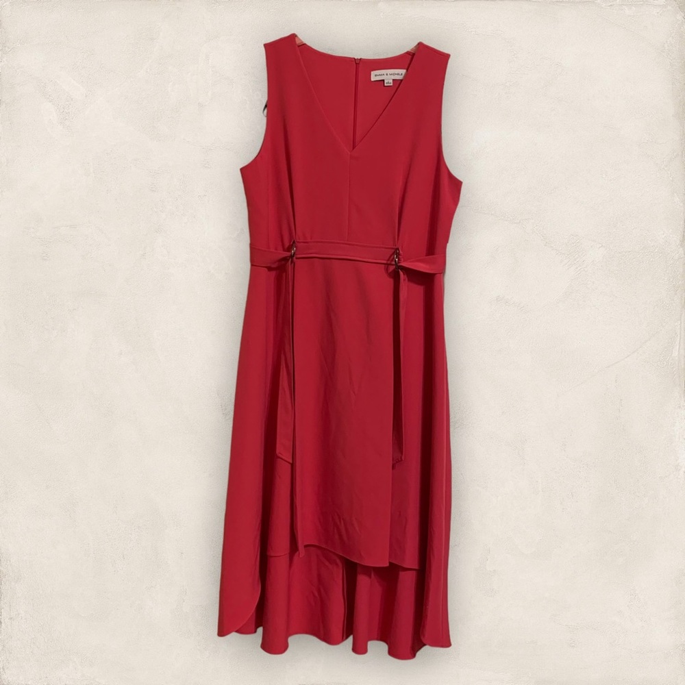 Emma and Michelle Large Hot Pink Sleeveless Dress NWT